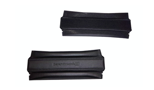 Head cushion Dragon leather surface black - original beyerdynamic item no. 916501