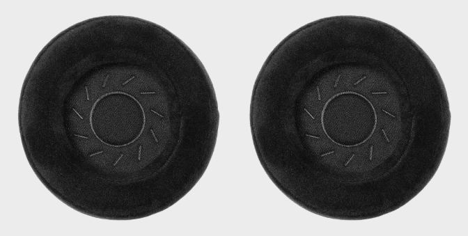 Ohrpolster Set Schwarz für MMX 150 wireless aus velours - Original Beyerdynamic Art. Nr. 1002834